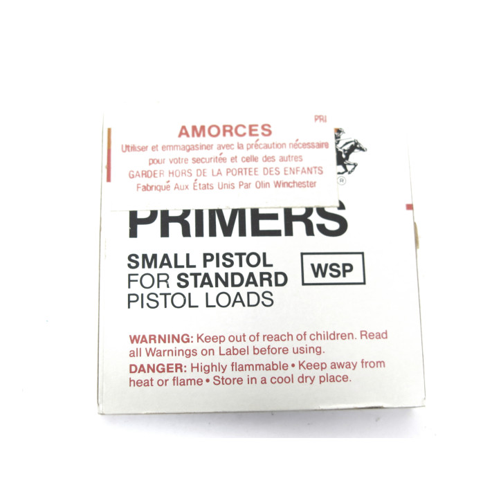 Boite de 100 amorces Winchester  small pistol WSP