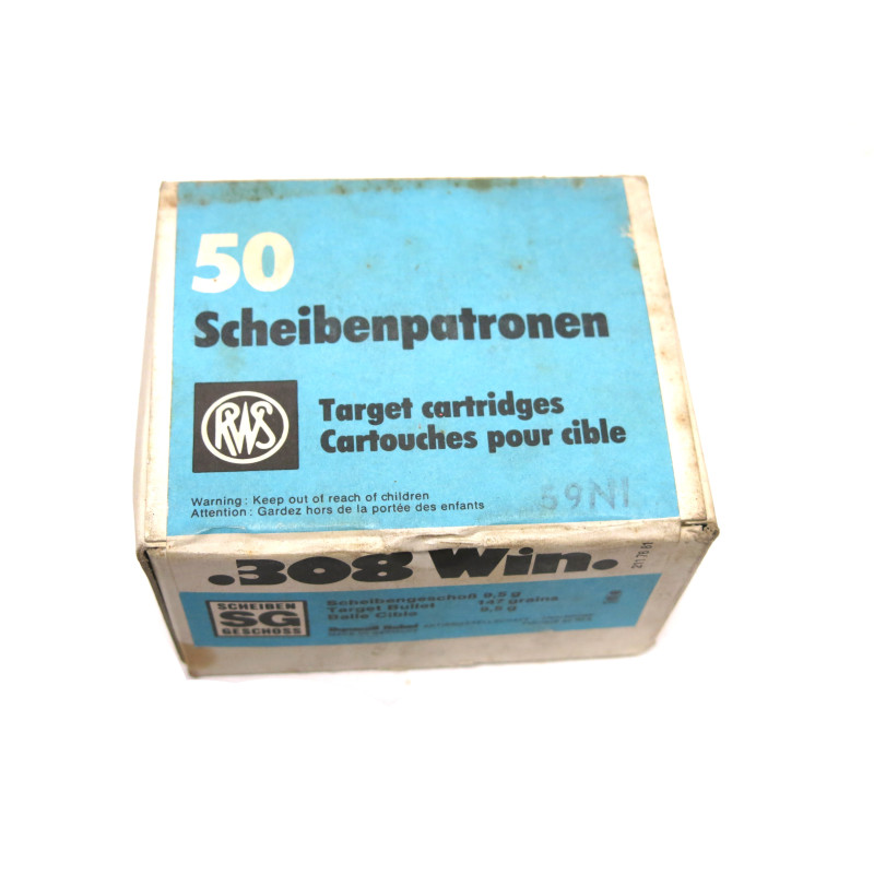 Cartouches 7.62 x 51- 308  Winchester 150 grs 