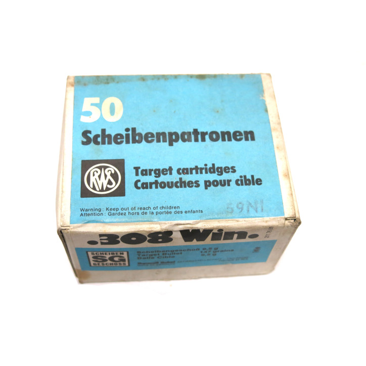 Cartouches 7.62 x 51- 308  Winchester 150 grs 