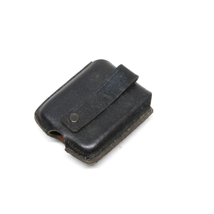 Porte Zippo cuir noir 