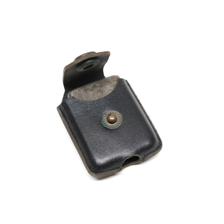 Porte Zippo cuir noir 