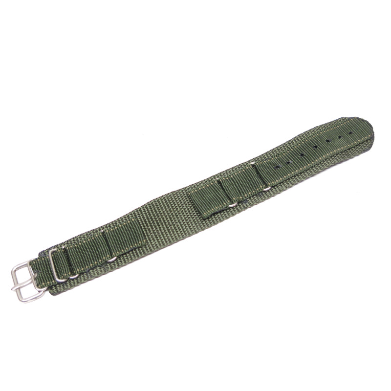 Bracelet commando nylon vert pour montre ou boussole ref 72