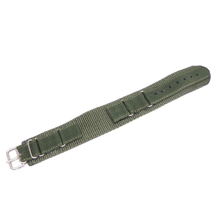 Bracelet commando nylon vert pour montre ou boussole ref 72