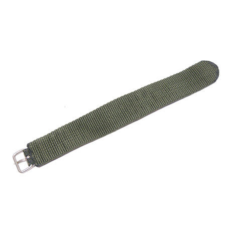 Bracelet commando nylon vert pour montre ou boussole ref 72