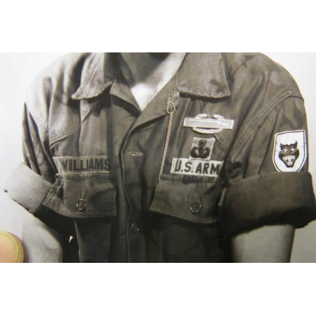 Photo Tiger Williams US Army Vietnam ref 258
