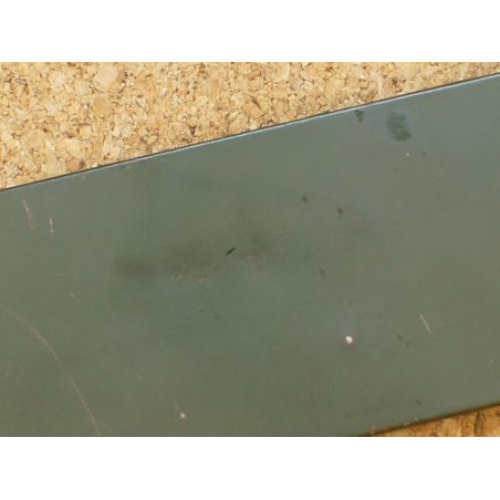 Petite boite vide pour mitrailleur MG 34 ou MG 42 verte Réf bo 477