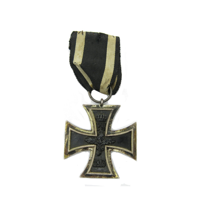 Croix de fer originale Allemande 14/18 avec son  ruban ref 45