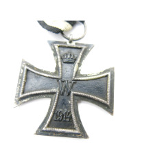 Croix de fer originale Allemande 14/18 avec son  ruban ref 45