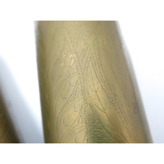 Lot de 2 douilles 37 mm decorées 14/18  ref 547