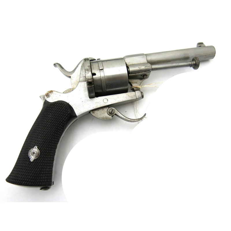 Superbe revolver systeme Claudin Paris  7mm à broche   ref 89