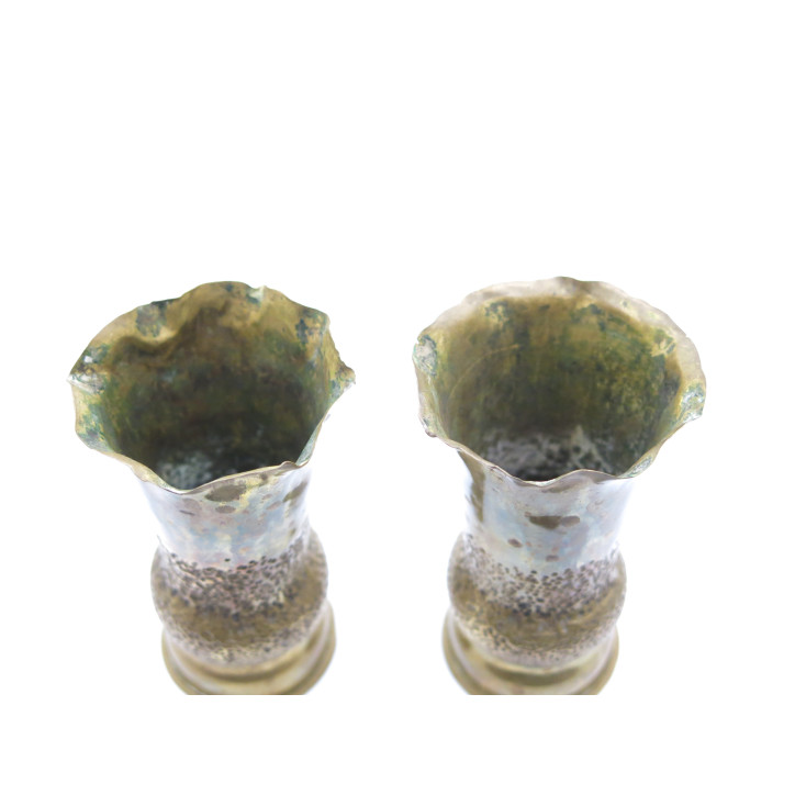 Lot de 2 douilles 37 mm decorées 14/18  ref  100