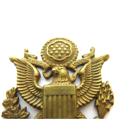 Aigle de casquette officier original US 1944 ref 41