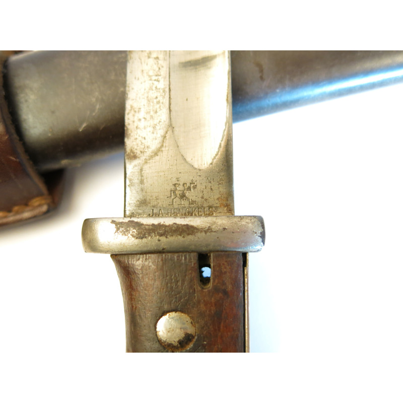 Baionnette fusil  Mauser Gew 98 OU KAR 98 JA HENCKELS  Ref ba 358