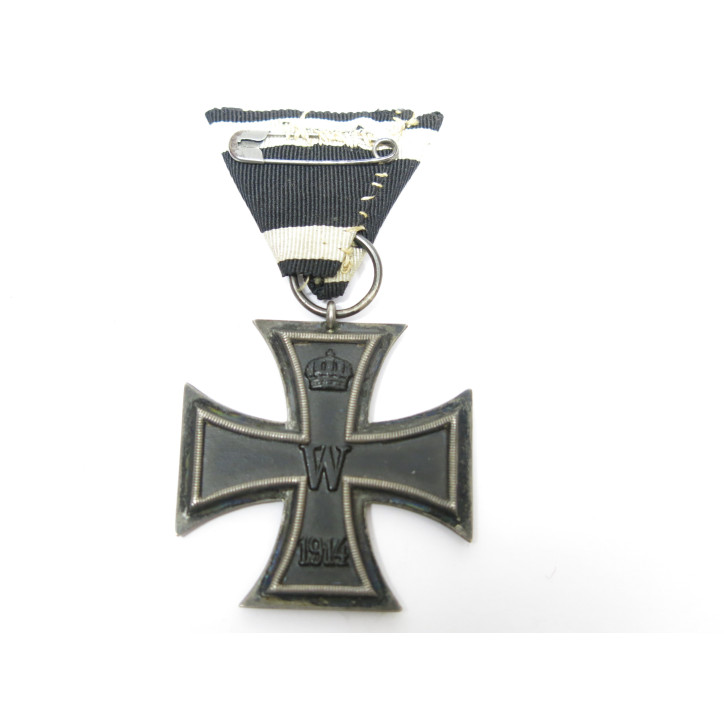 Croix de fer originale Allemande 14/18 avec son  ruban ref 78