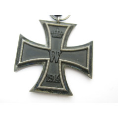 Croix de fer originale Allemande 14/18 avec son  ruban ref 78