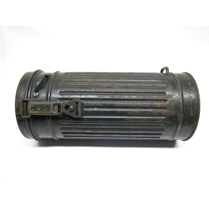Boite vide de masque a gaz Luft originale daté 1939 ref bo 677
