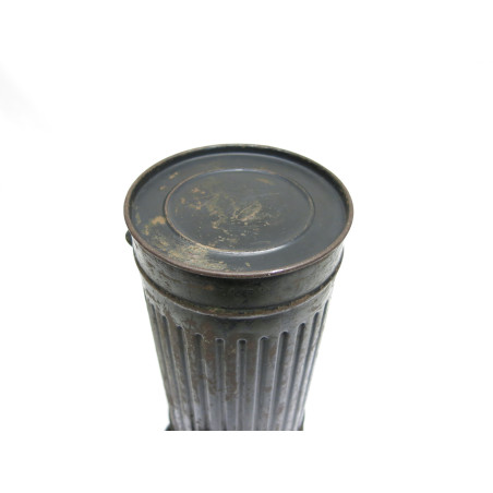 Boite vide de masque a gaz Luft originale daté 1939 ref bo 677