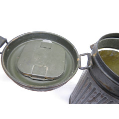 Boite vide de masque a gaz Luft originale daté 1939 ref bo 677