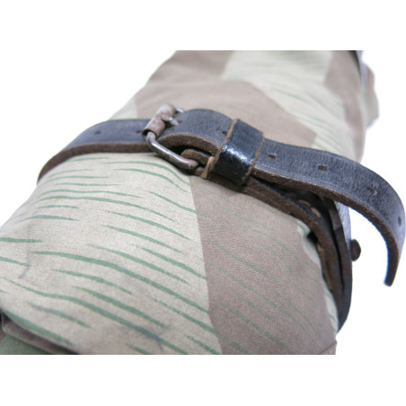 Poncho Wh camouflé original avec sangles cuir