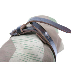 Poncho Wh camouflé original avec sangles cuir