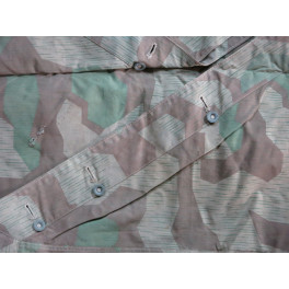 Poncho Wh camouflé original avec sangles cuir