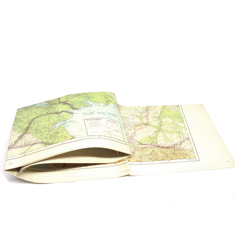 Carte d'état major Allemand 1941 Region Teheran 