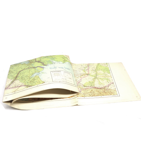 Carte d'état major Allemand 1941 Region Teheran