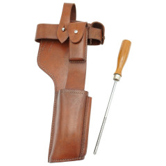 Etui crosse bois avec cuir pistolet C96 Mauser modèle 1912 -1916