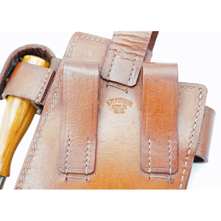 Stock wood with leather  C96 MAUSER  1912 or 1916  ref 191203