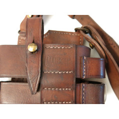 M712 C96 Schnellfeuer wooden carry case with leather