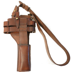 M712 C96 Schnellfeuer wooden carry case with leather