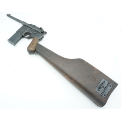 M712 C96 Schnellfeuer wooden carry case with leather