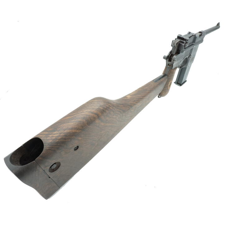 Etui crosse bois M712 Schnell avec brelage pour double chargeur