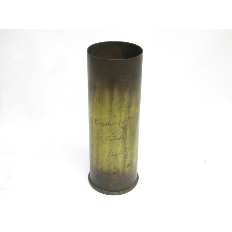 Douilles de 75 gravée Constantinople 1918 ref 478 