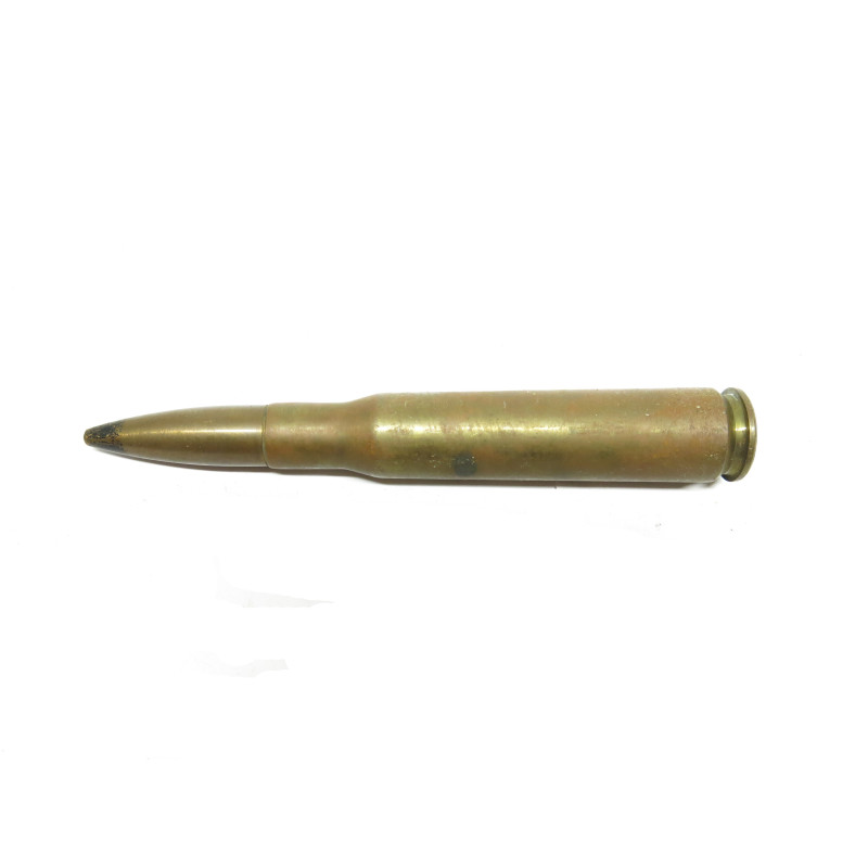 Cartouche calibre 12.7  US ww2 perforante pointe noire  inerte