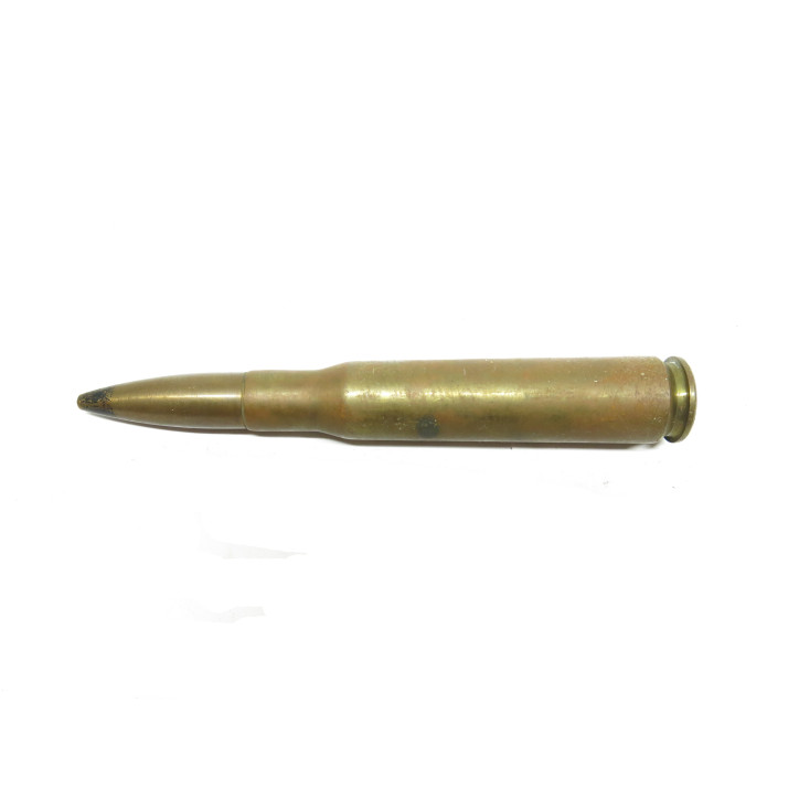 Cartouche calibre 12.7  US ww2 perforante pointe noire  inerte