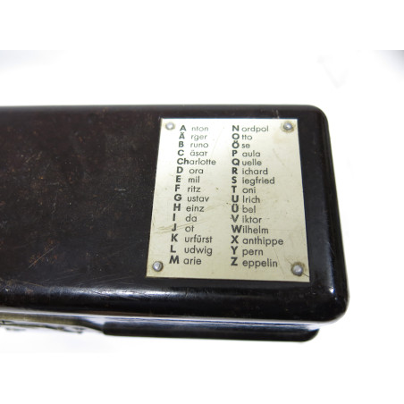 Téléphone de campagne Allemand ORG TODT 1936 bakélite ref 640