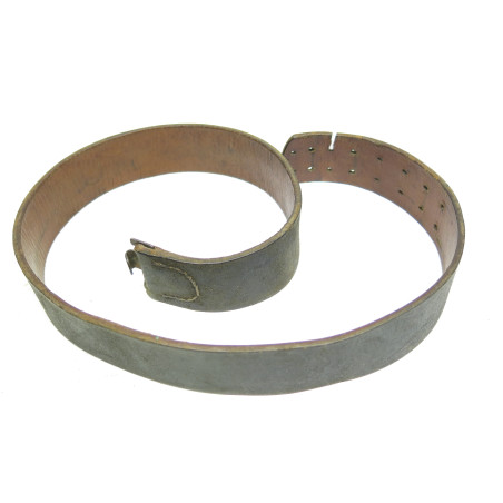 Ceinturon cuir Allemand original crochet acier ref 88