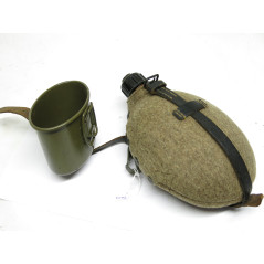 Gourde Wh originale datée 1944 L & SL Ref 158