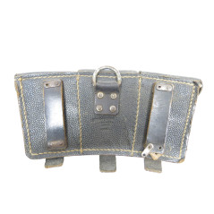 Belle cartouchiere cuir Mauser 98K originale 1942    ref  229