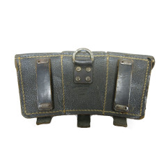 Belle cartouchiere cuir Mauser 98K originale 1942    ref  229