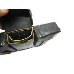 Belle cartouchiere cuir Mauser 98K originale 1942    ref  229