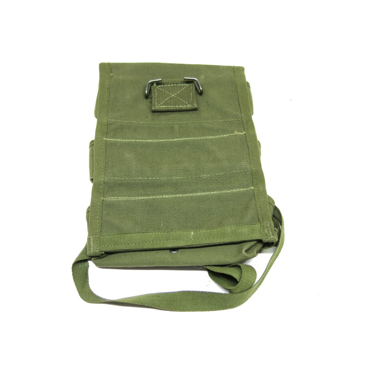 Porte grenade toile US 1943 original a  3 poches pour MK2  ref 52