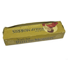 Boite carton vide original pour  cigarettes Philipp Morris  US ww2  ref 22
