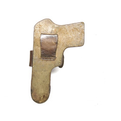 Etonnant etui cuir P08 Luger modifié pour Ruby 7.65 resistance ou Indochine ref 188