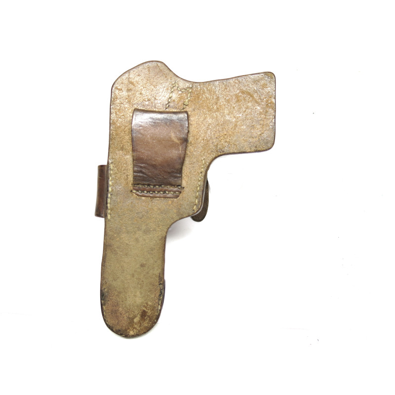 Etonnant etui cuir P08 Luger modifié pour Ruby 7.65  resistance ou  Indochine ref  188 