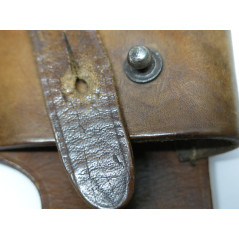 Etonnant etui cuir P08 Luger modifié pour Ruby 7.65  resistance ou  Indochine ref  188 