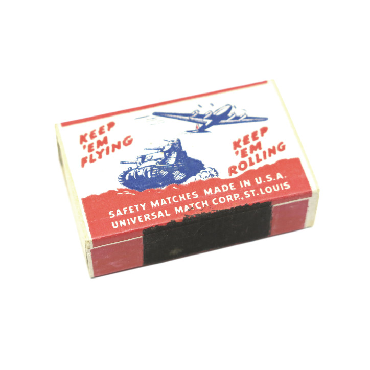 Allumettes original US 39/45 Keep Em Flying ref 558