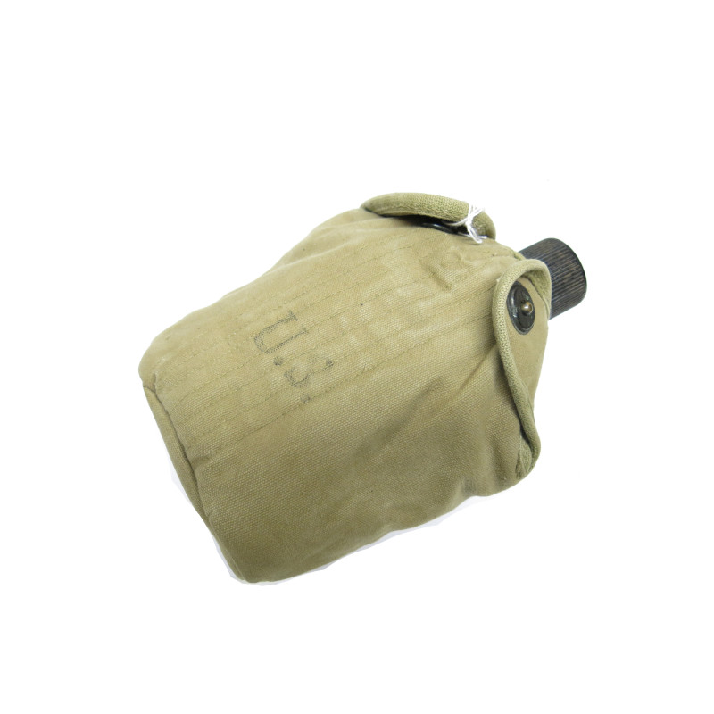 Gourde originale  US 1942 complète avec quart et housse ref 800 