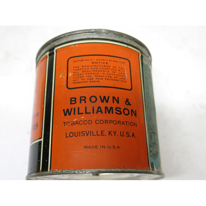 Grosse boite tabac Raleigh US ww2 ref  666 